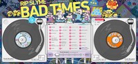 「BAD TIMES」特設サイトの上部にある、ターンテーブル仕様の試聴マシン。