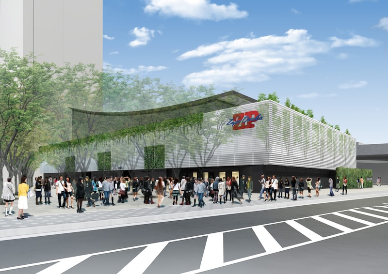 写真は新しいZepp Osakaの完成予想図。