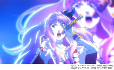 写真はビデオクリップ集「娘クリ」より。「ノーザンクロス」を歌うシェリル・ノーム。