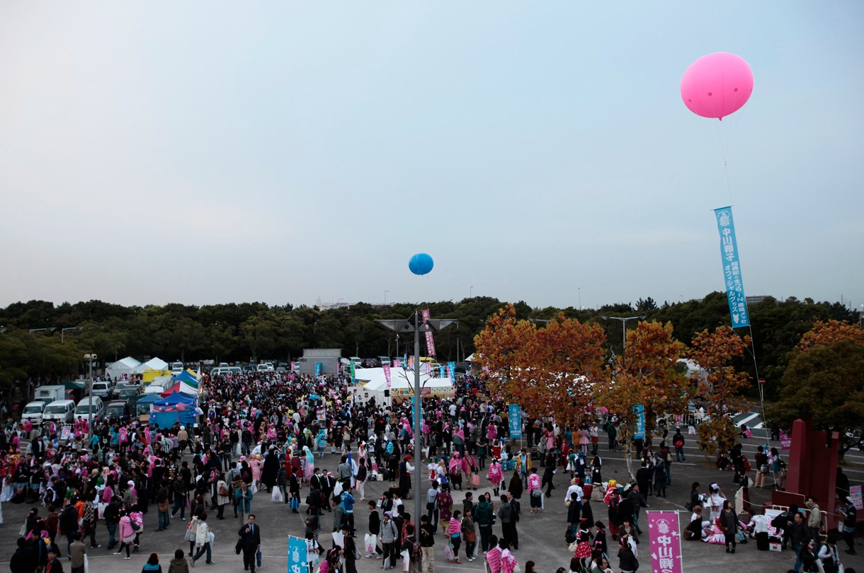 「楽翔祭」会場の様子。