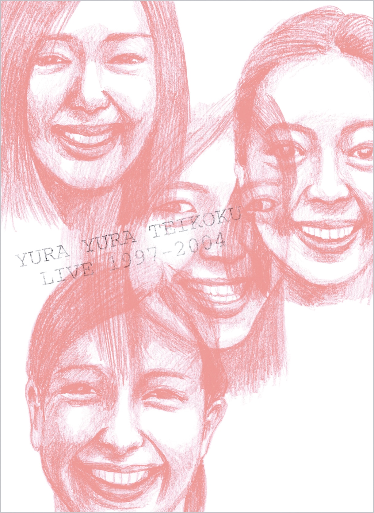 「YURA YURA TEIKOKU LIVE 1997-2004」ジャケット写真。