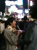 本日のゲリラライブの様子。