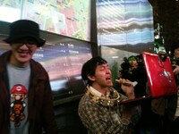 本日のゲリラライブの様子。