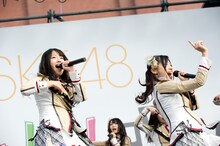 写真左から桑原みずき（チームS）、古川愛李（チームKII）。