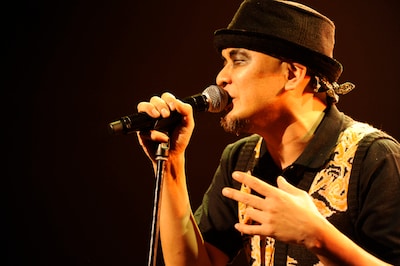 イベントのトリを飾ったアンジー水戸華之介（撮影：釘野孝宏）。