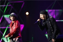 童子-Tと青山テルマ。