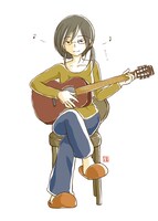 歌うキッチンのアーティスト写真は非公開。ファンが楽曲を聴いて描いたイメージイラスト（写真）を用いて活動を続けている。