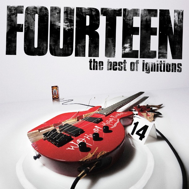 セルフカバーアルバム「FOURTEEN -the best of ignitions-」DVD付き仕様ジャケット。