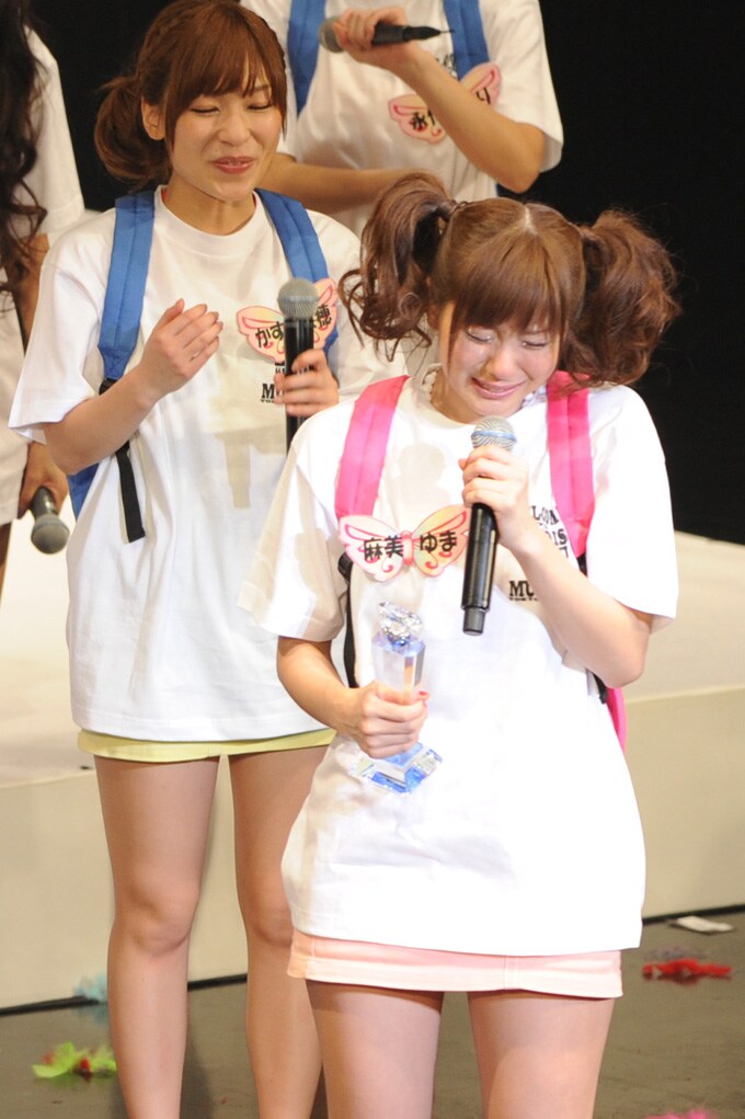 おねマス」で一番の泣き虫ながら、リーダーとして頑張った麻美ゆまが