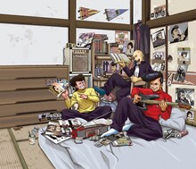 「ヤンキー・ロックス NON STOP MIX」のジャケット裏面。