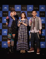 出演者3人でのフォトセッション。