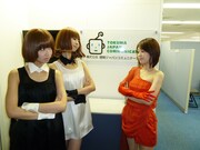 ブックの用意されたプロレスを展開したバニビ＆丘。今度はステージ上での真剣勝負に期待したいところ。