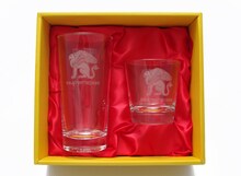 「SPECIAL EDITION:SOIL & "PIMP" SESSIONS NO MUSIC, NO LIFE. PAIR GLASS」は大小2つのグラスがセットに。