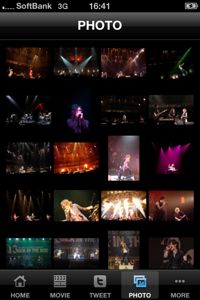 写真は「JACK IN THE BOX official Appli」スクリーンショット。