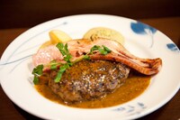 厚切りベーコンステーキ＆ビーフ100%ハンバーグ（1080円）