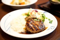 フォアグラソテー＆ハンバーグのライスプレート（1180円）