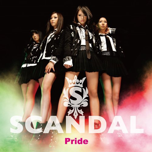 SCANDALのシングル「Pride」ジャケット。