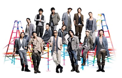 EXILE（AKIRAは写真下段左端）