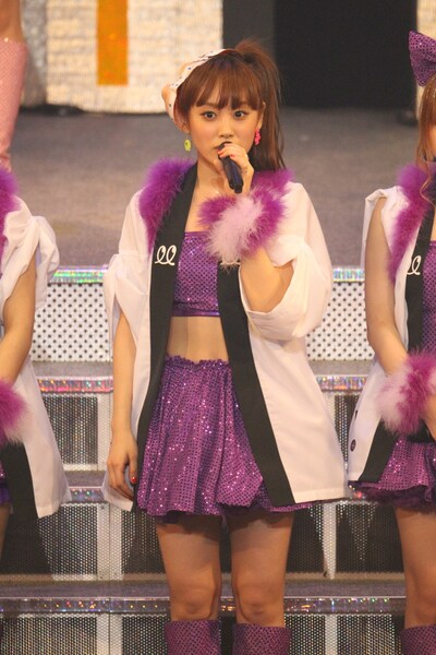 高橋愛（写真は本日1月9日のハロー！プロジェクト正月コンサートより）