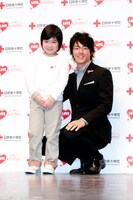 峰山真彩さんと石川遼選手。