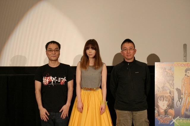 写真左から佐藤大、MEG、安藤裕章。