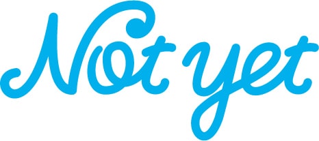 ユニット「Not yet」のロゴ。