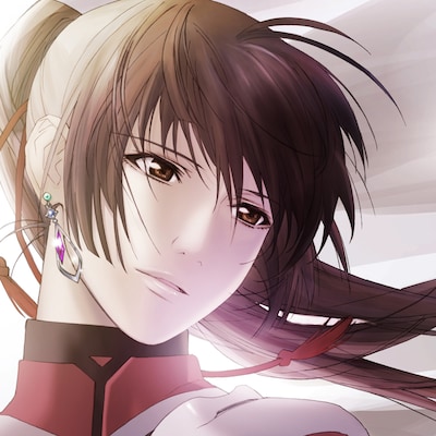 アルバム「劇場版マクロスF～サヨナラノツバサ～ netabare album the end of "triangle"」のジャケットを飾るのはパイロットの早乙女アルト。