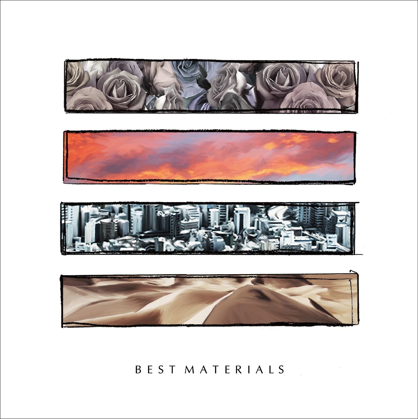 ベストアルバム「BEST MATERIALS」ジャケット