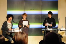 ラジオ番組「the pillows POISON ROCK'N'ROLL」公開収録の模様（撮影：中嶌英雄）。