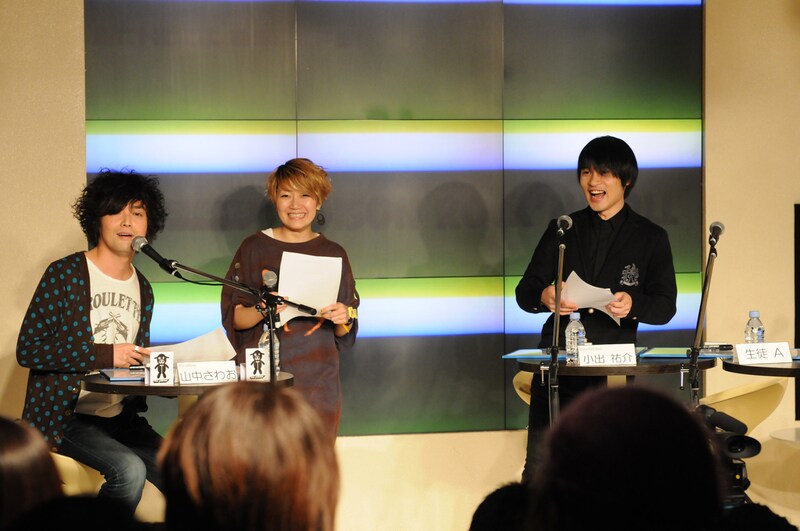 ラジオ番組「the pillows POISON ROCK'N'ROLL」公開収録の模様（撮影：中嶌英雄）。