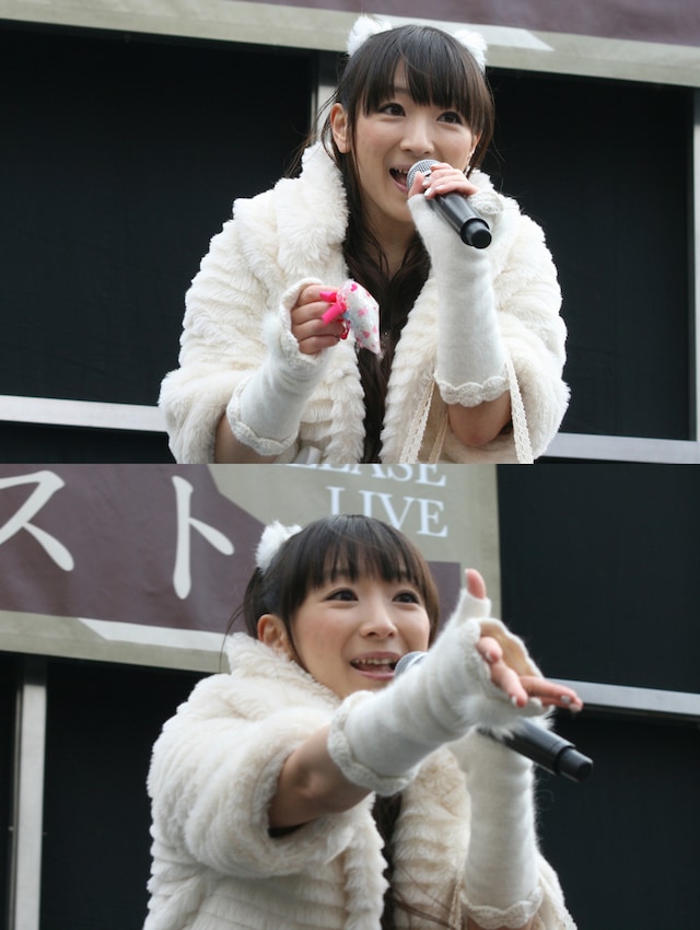 チョコを投げるも、なかなかうまく飛ばせないほっちゃん。