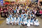 「バンザイVenus」ビデオクリップ撮影時の様子。(C)PYTHAGORAS PROMOTION