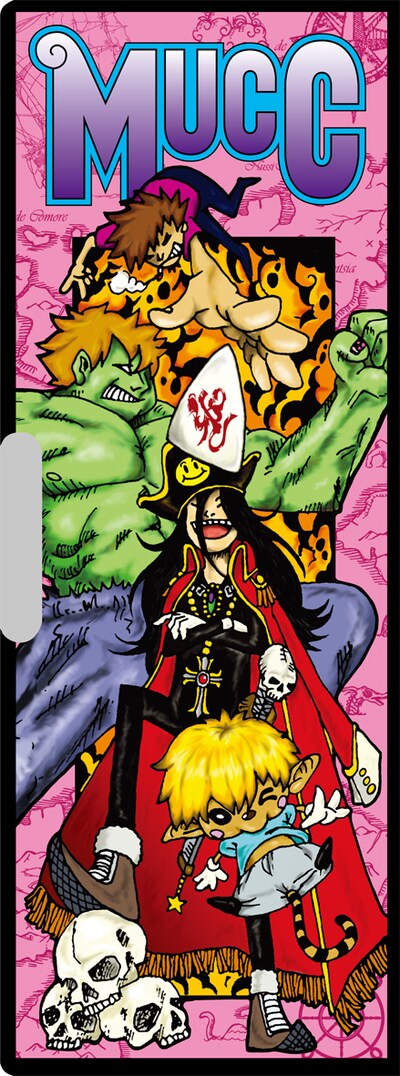 プロ顔負けの逹瑯のイラストが使用された「海賊王筆箱」。