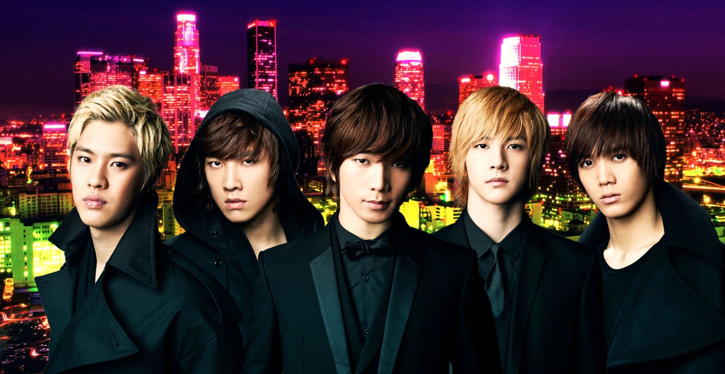MBLAQの5人。写真左からスンホ、ジュン、ジオ、チョンドゥン、ミル。
