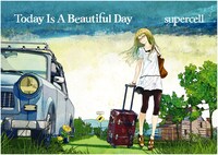 redjuiceがイラストを担当したアルバム「Today Is A Beautiful Day」初回限定盤オリジナルデザインケース。