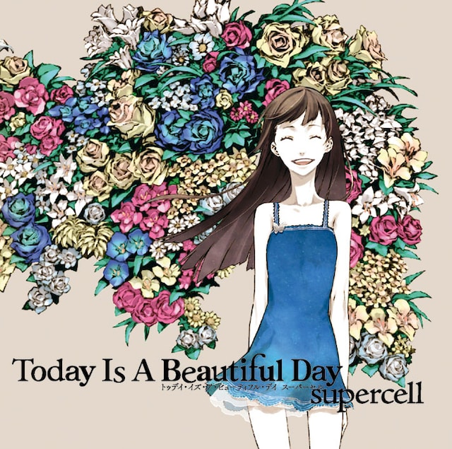 アルバム「Today Is A Beautiful Day」通常盤ジャケット。イラストを担当した三輪士郎は、メジャーデビュー作「君の知らない物語」のイラストも手がけている。