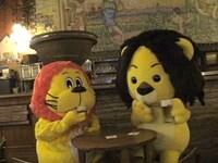 銀座ライオンのレオンくんには昨年10月にご挨拶。