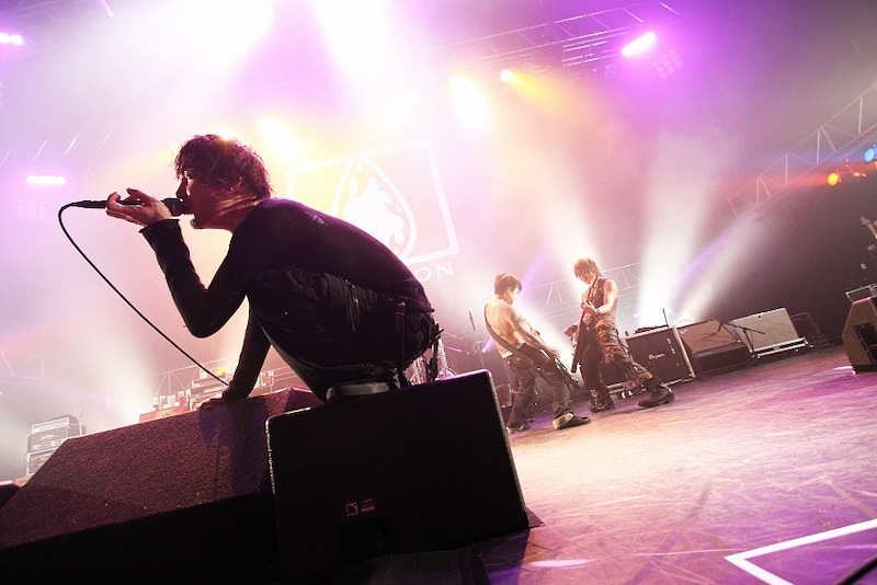 ワンマンライブ「ASHES TO DUST 2011」の様子。