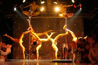 「ポールダンシングボーイ☆ず」のワンシーン。この映画には俳優集団D-BOYSの弟分、D2のメンバーが総出演している。