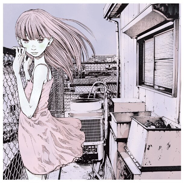 浅野いにおが描き下ろした「アポリア」ジャケットイラスト。