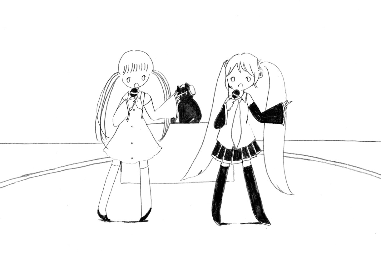 写真は新曲「まったりしてしまったり feat. 初音ミク」ビデオクリップより。