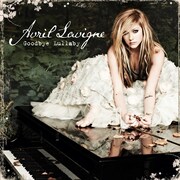 アヴリル・ラヴィーンのニューアルバム「GOODBYE LULLABY」通常盤ジャケット。