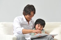 ドラマ「グッドライフ ～ありがとう、パパ。さよなら～」のワンシーン。