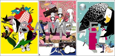 写真はポストカードセットのサンプル。