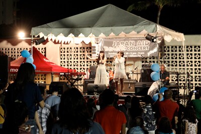 「JAPAN AID Benefit CONCERT」の様子。