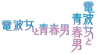アニメ「電波女と青春男」ロゴマーク (C) 入間人間／アスキー・メディアワークス／「電波女と青春男」製作委員会