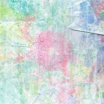 「Untitled」のジャケット（写真）はイラストレーターのOBARYが描き下ろしている。