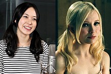 寿美菜子（写真左）はジェイミー・チャン（右）が演じるベイビードール役を担当。