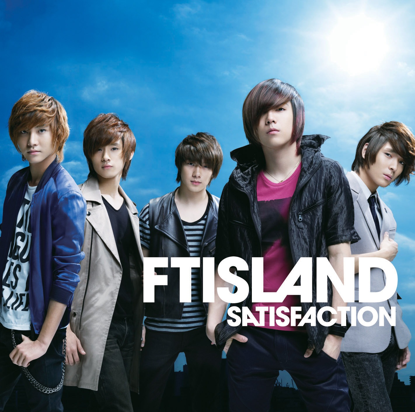 ニューシングル「SATISFACTION」ジャケット写真。