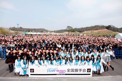 この日の握手会イベントには、SKE48から38名のメンバーが参加。 (C)PYTHAGORAS PROMOTION